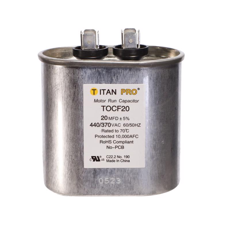 OVAL RUN CAPACTR 20MFD