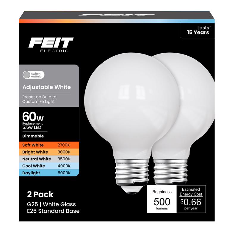 LED BULB G25 E26 5.5W