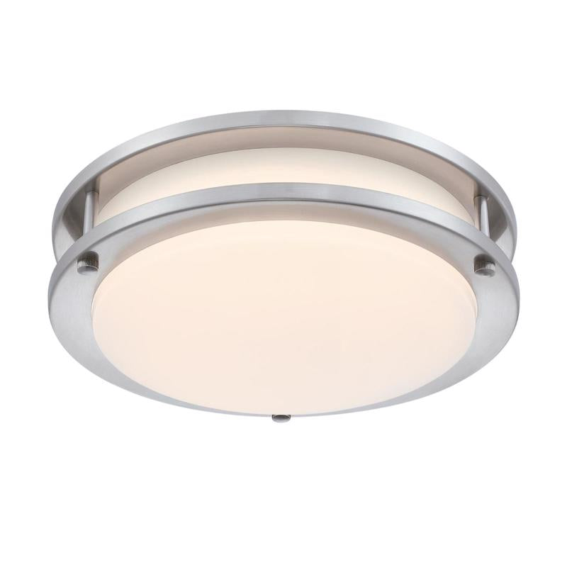 CEIL LIGHT BR NCKL 11"W