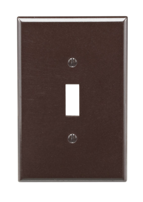 WALL PLATE 1G BRWN TOGGL