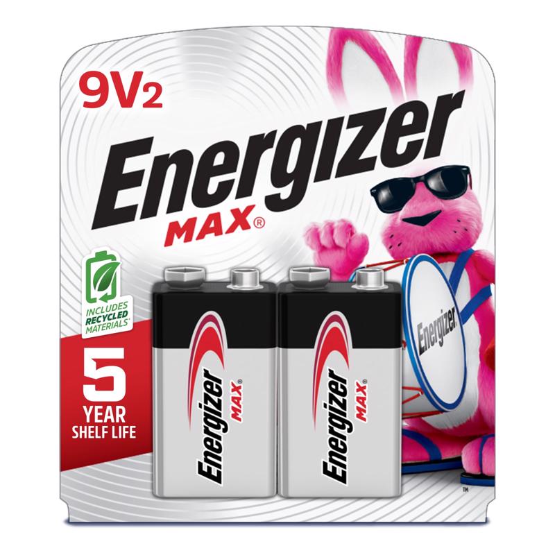 BATTERY 9V ENERG 2PK