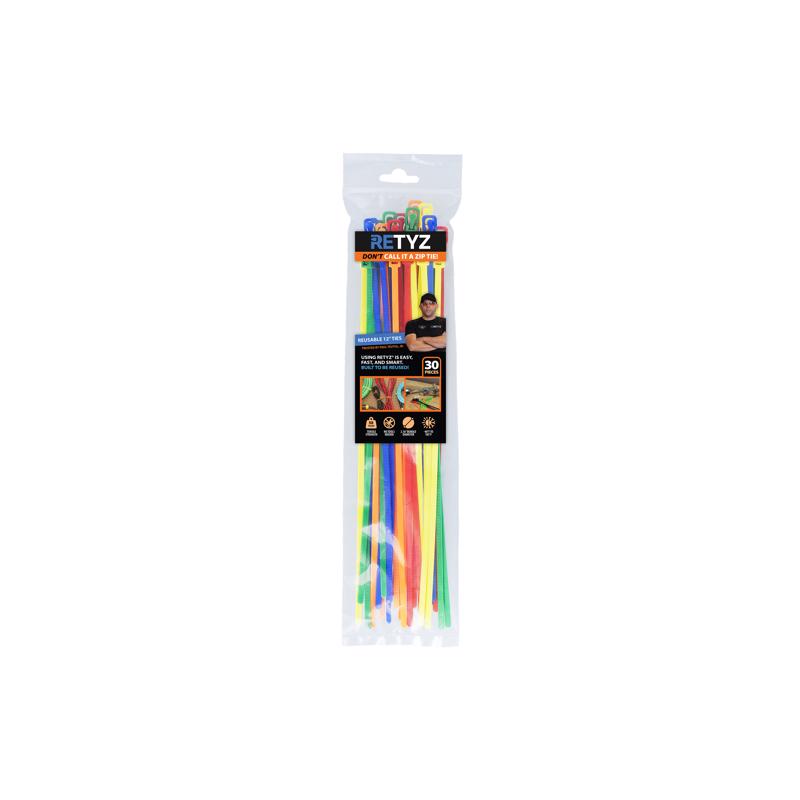 CABLE TIE 12" ASST 30PK