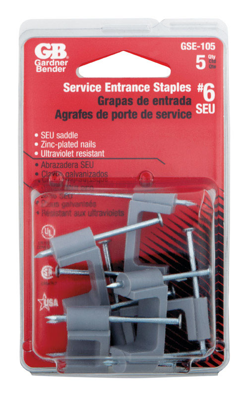 CABLE STRAP 3/4" GRY 5PK
