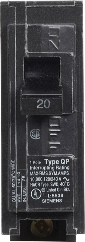 CIRCUIT BRKR 20A 1P STND