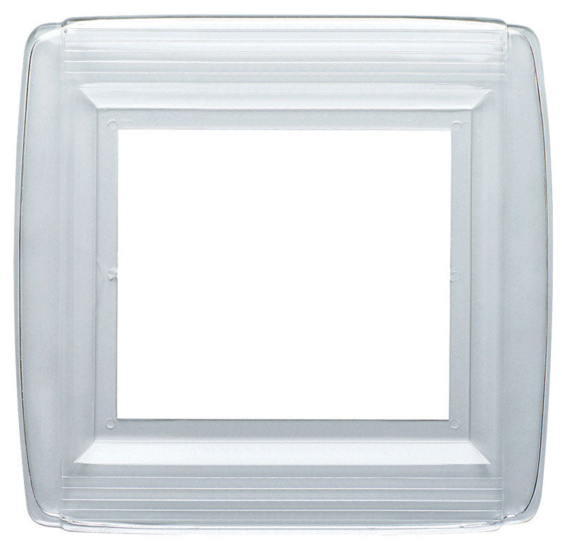 WALL PLATE SHIELD 2G CLR