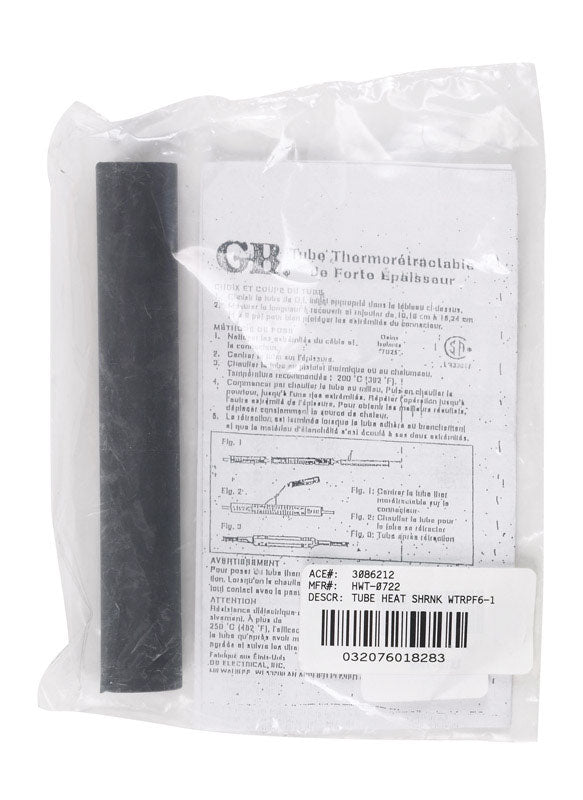 HEAT SHRINK TUBE 3/4"