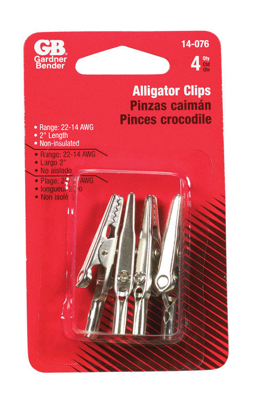 ALLIGATOR CLIPS 4PK
