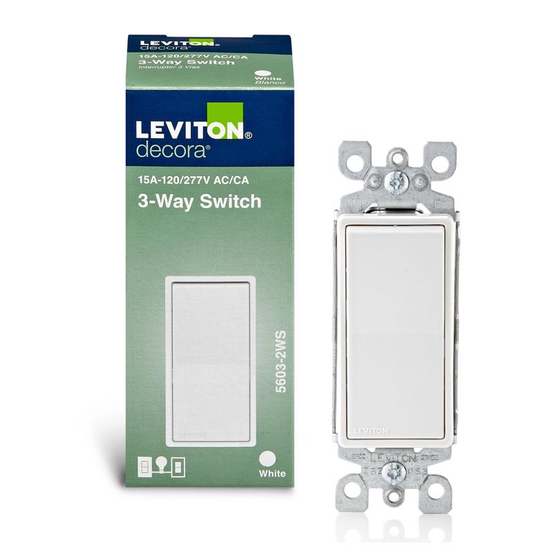 AC SWITCH 3W RCKR WHT 3W