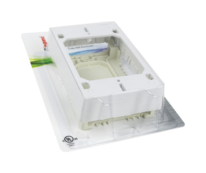 ELEC BOX NW 1G RECT PVC
