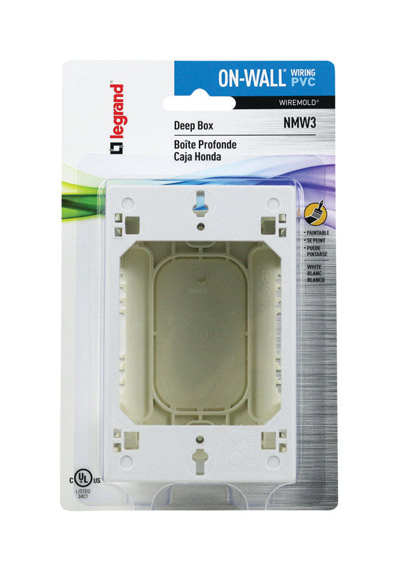 OUTLET BOX 2G RECT PVC