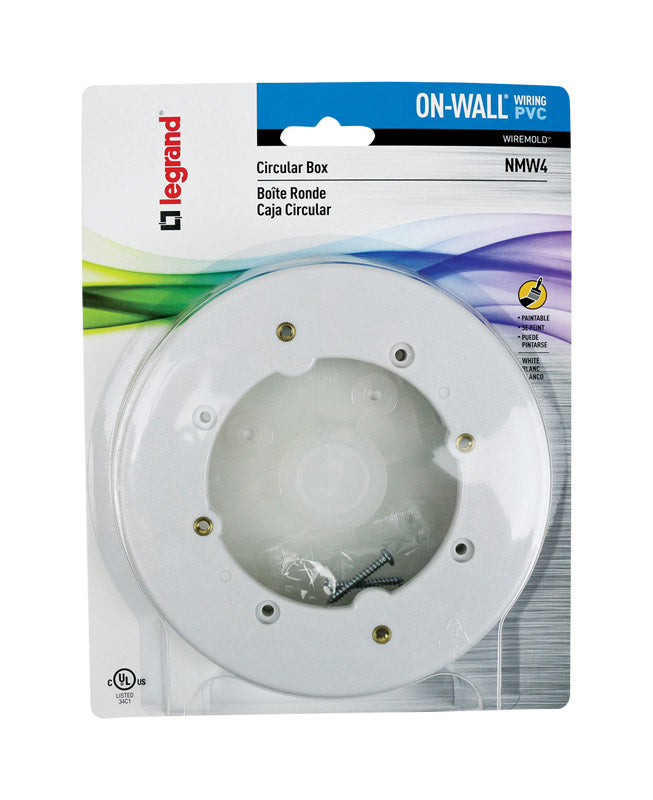 ELEC BOX 1G RND PVC