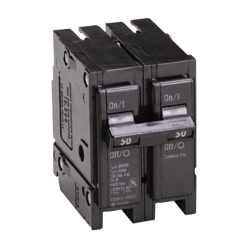 Eaton 50 amps Plug In 2-Pole Circuit Breaker