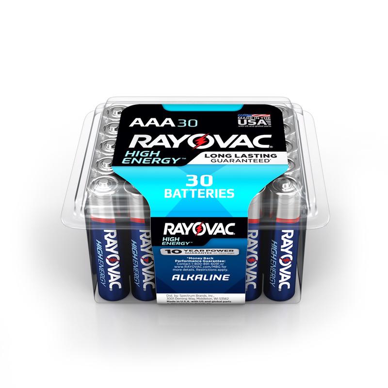 BATTERY AAA RAYO 30PK