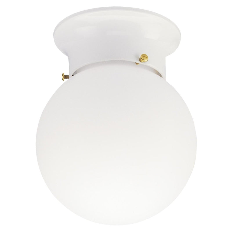 CEIL LIGHT WHT 6"W