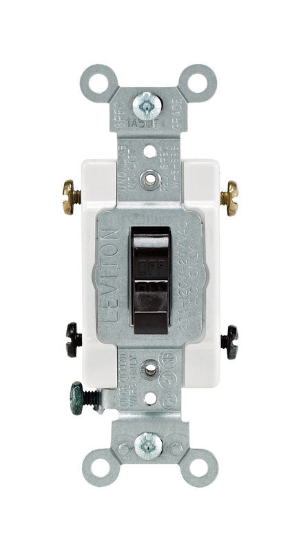 SWITCH TOGGLE 20A BRWN