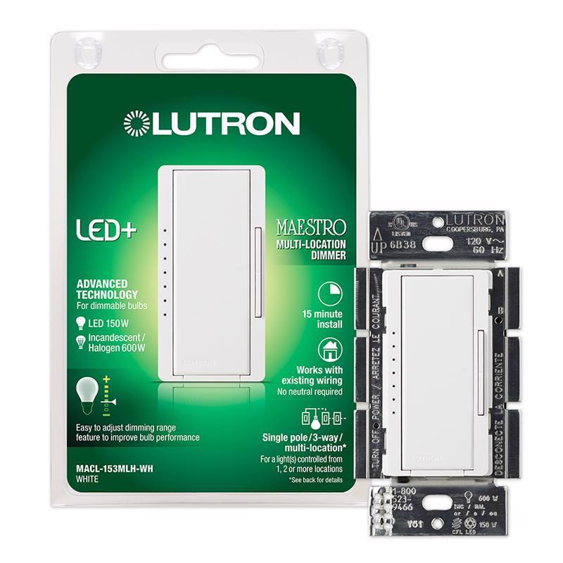DIMMER SWITCH 3-WAY WHT