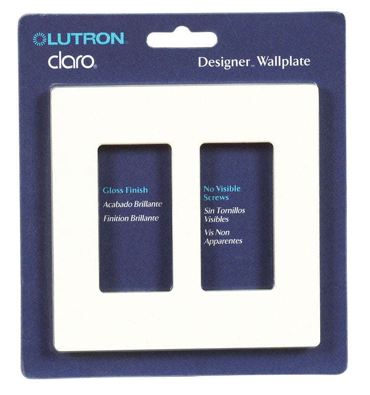 WALL PLATE 2G ALM DECOR