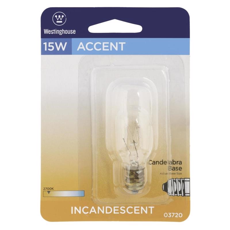 INCAND BULB 15W E12