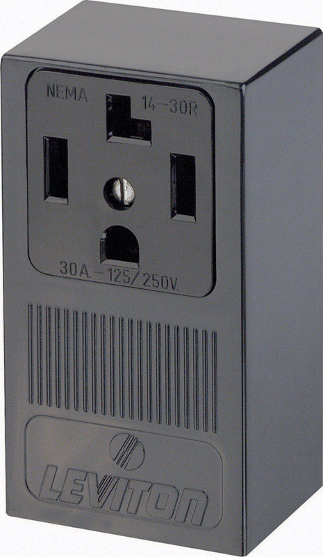 OUTLET SNGL 30A BLK