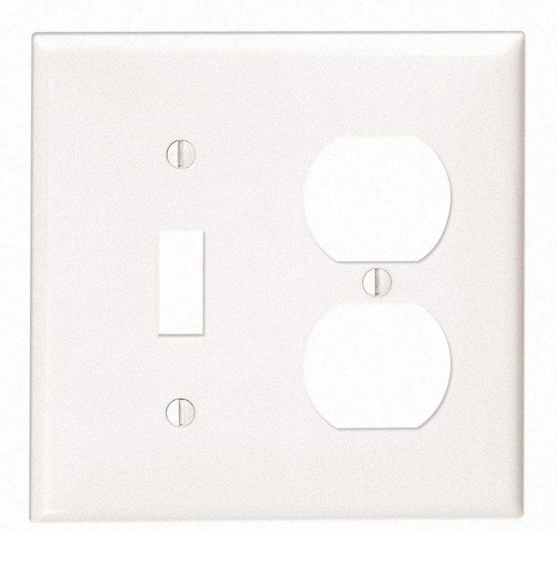 WALL PLATE 2G WHT DUP/TO