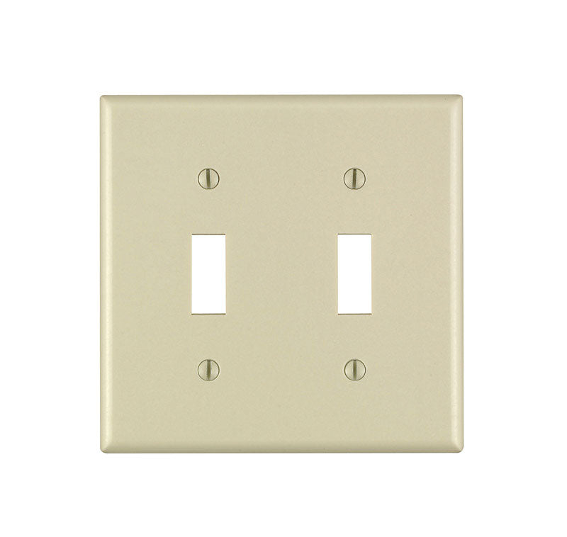 WALL PLATE 2G IVRY TOGGL