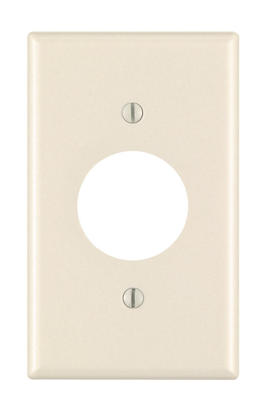 WALL PLATE 1G ALM OUTLET