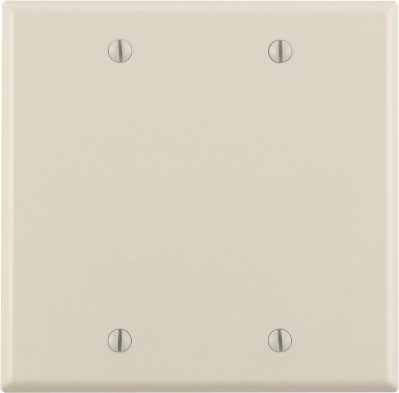 WALL PLATE 2G ALM BLNK