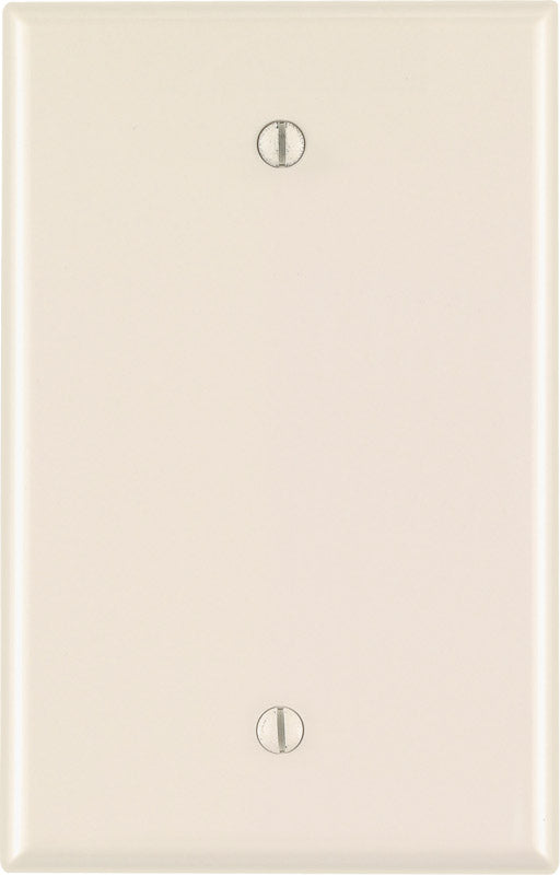 WALL PLATE 1G ALM BLNK