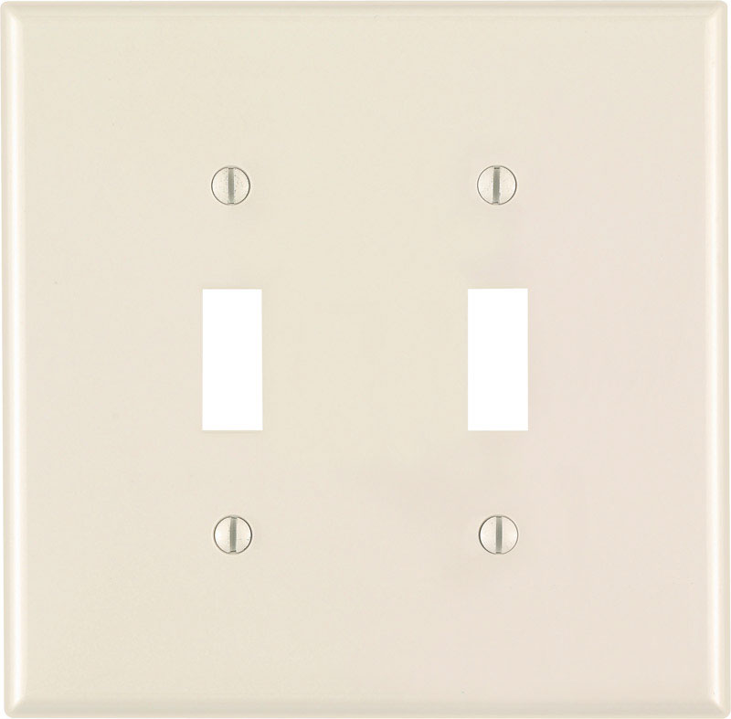 WALL PLATE 2G ALM TOGGLE