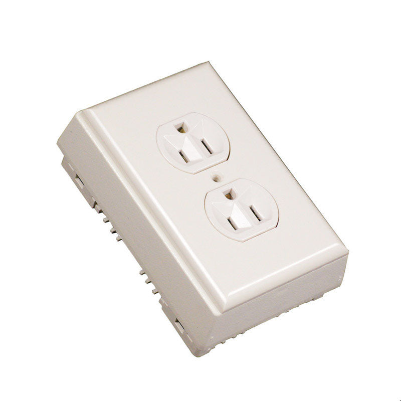 OUTLET KIT 1G RECT PLSTC