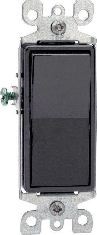 AC SWITCH RCKR BLK 3P