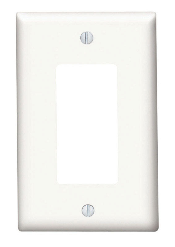 WALL PLATE 1G WHT DECOR
