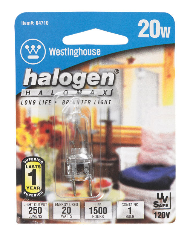 HALOGEN BULB 20W T4