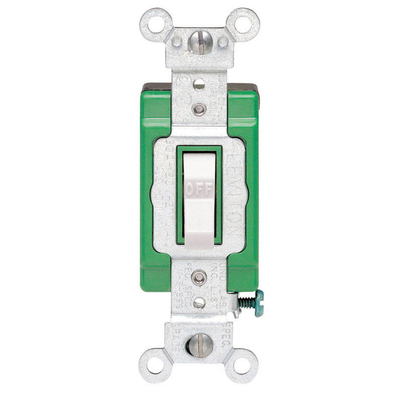 AC SWITCH TGL WHT 2P