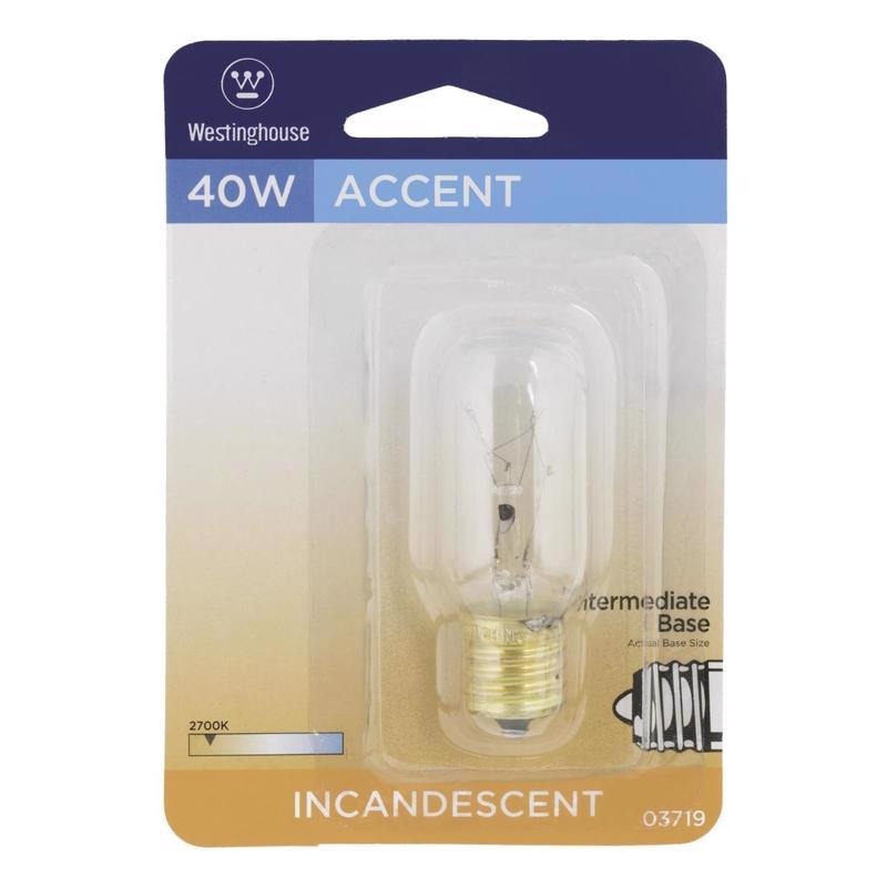 INCAND BULB 40W E17