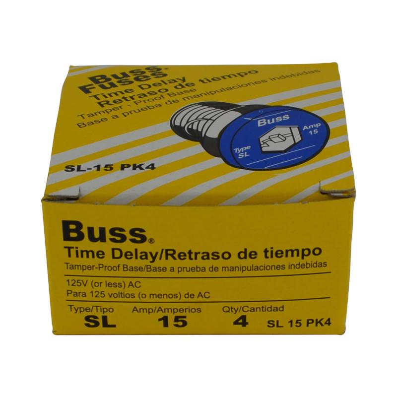 TAMPPRF PLUG FUSE 15A 4P