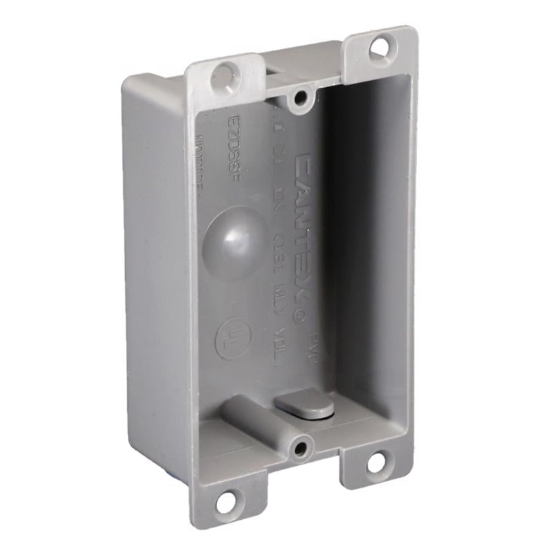 OUTLET BOX OW 1G RECT PV