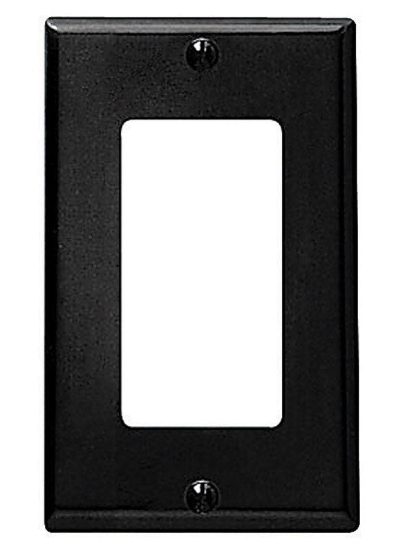 WALL PLATE 1G BRWN DECOR