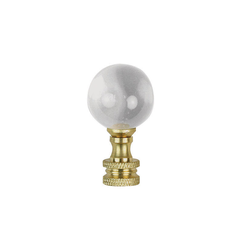 FINIAL 1.88" BRASS