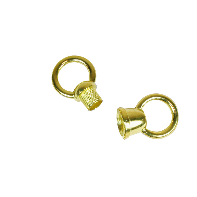 LAMP LOOP 1" BRASS 2PK