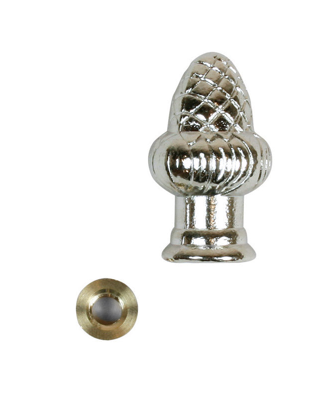 FINIAL 1.5" NICKEL