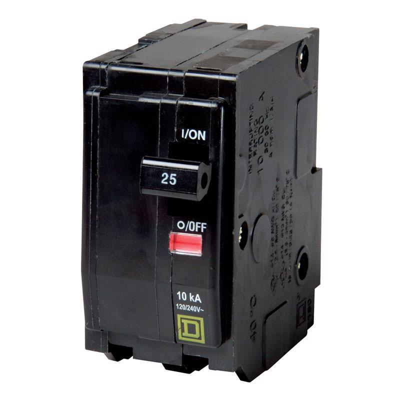 CIRCUIT BRKR 25A 2P PLUG