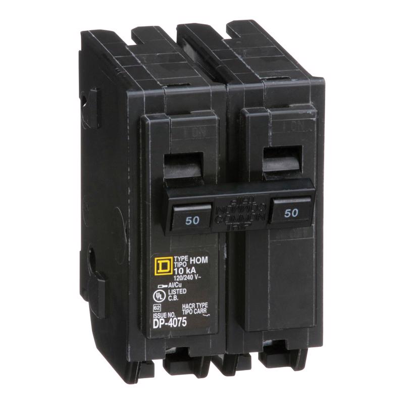 CIRCUIT BRKR 50A 2P PLUG