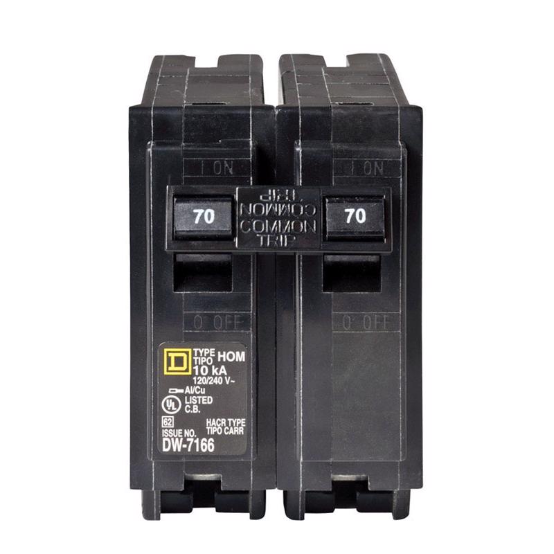CIRCUIT BRKR 70A 2P PLUG