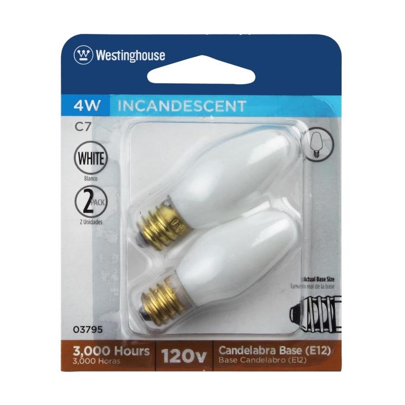 INCAND BULB 4W E12