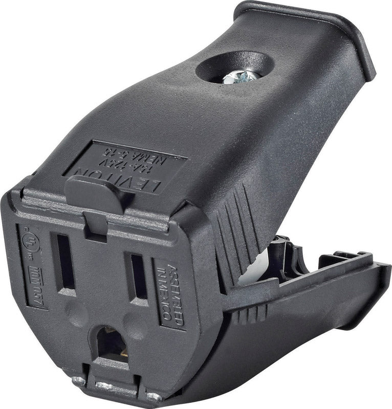 HINGED CORD OUTLET GRND/
