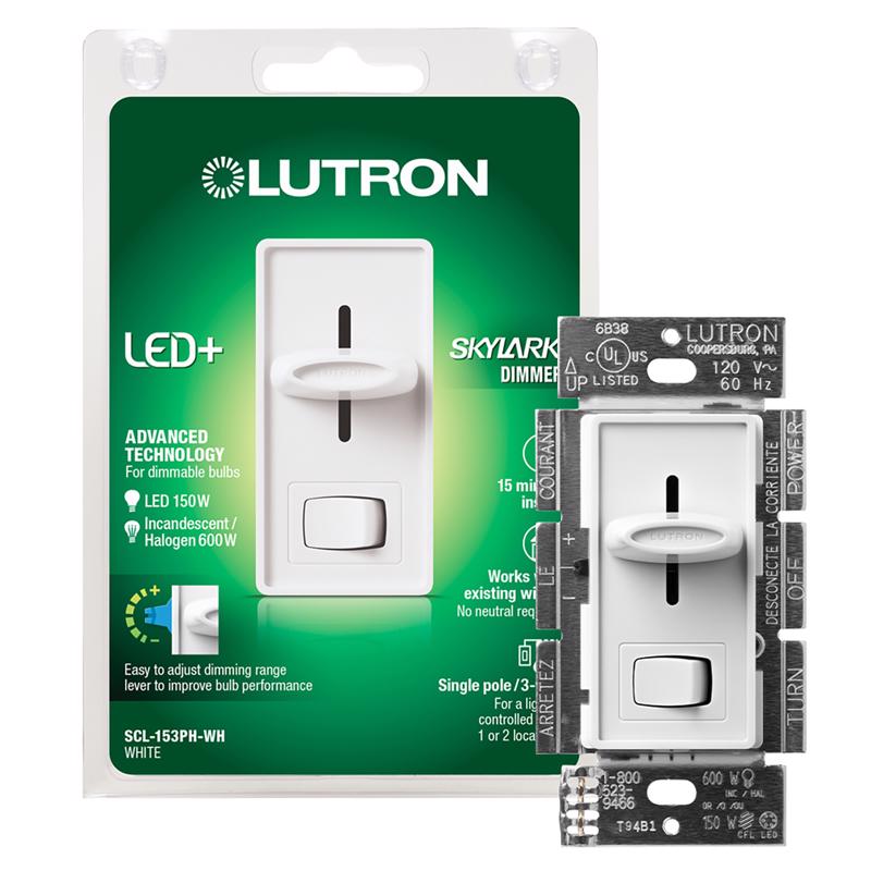 DIMMER SWITCH 3-WAY WHT