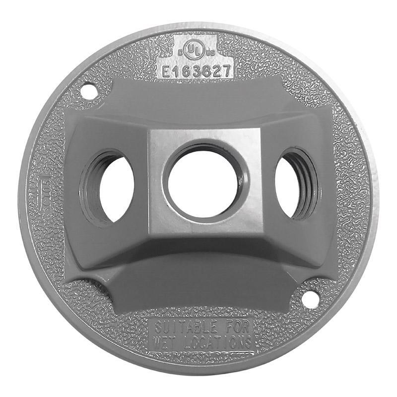LAMPHOLDER COVER RND MET