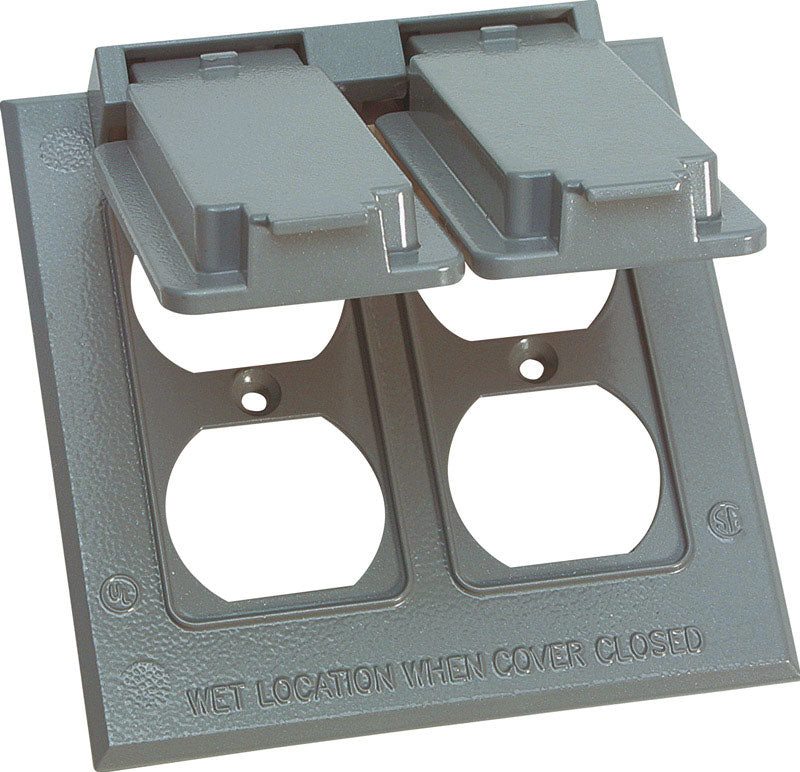 DUPLEX BOX COVER SQ 2G