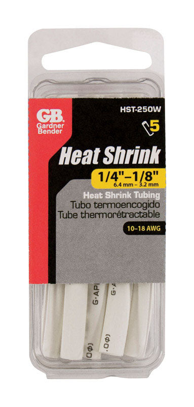 HEAT SHRINK TUBE 1/4" 5P